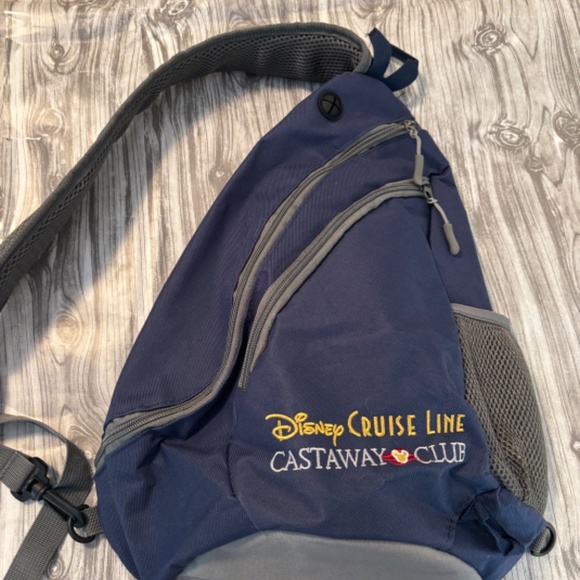 Disney Cruise Line Castaway Club Backpack Bundle- 2 Standard + 1 Sling Bag - Picture 3 of 3